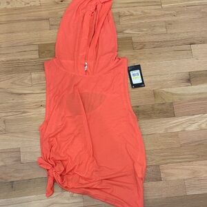Under Armour Orange Sleeveless Tank Top
